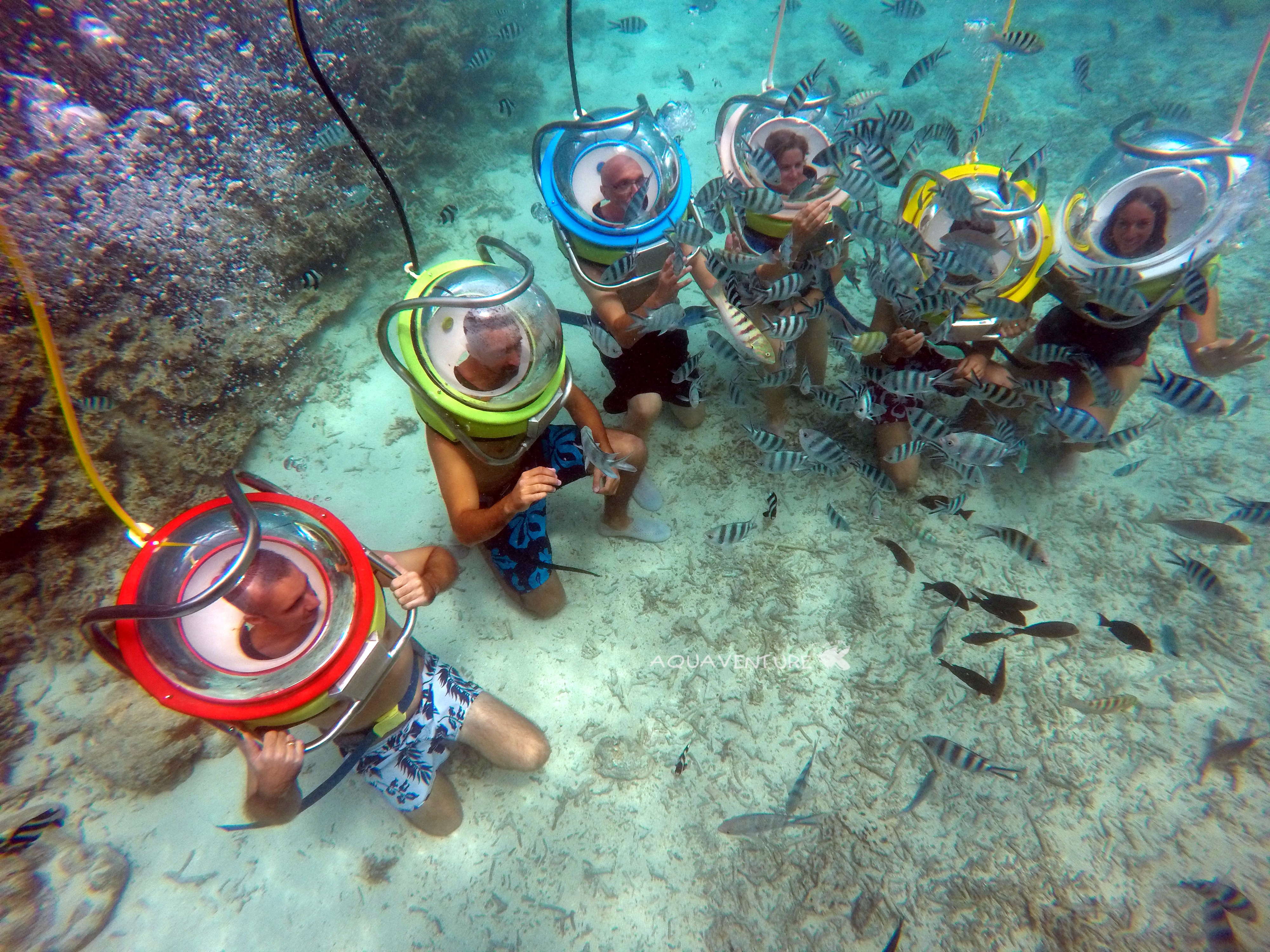 Underwater sea walk