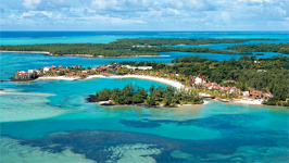 Underwater sea walk in Belle Mare beach Mauritius